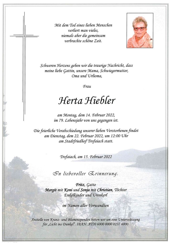 Hiebler Herta