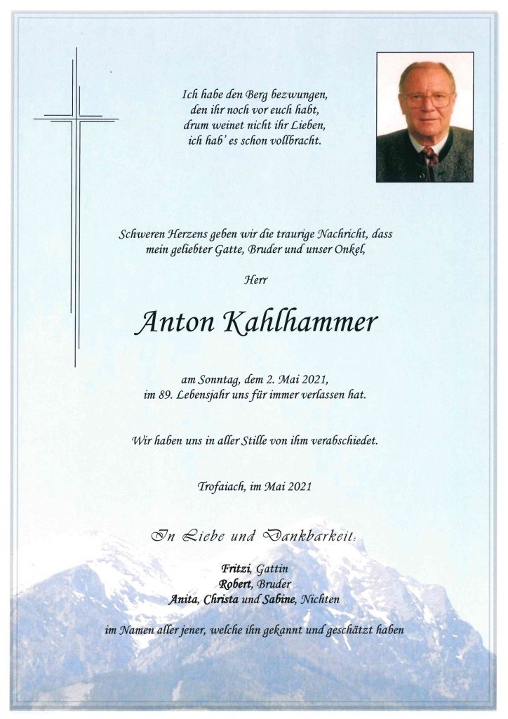 Kahlhammer Anton