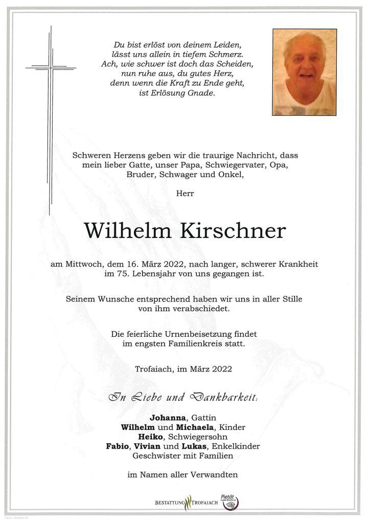 Kirschner Willhelm