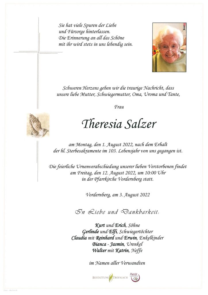 Salzer Theresia