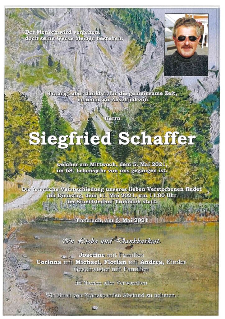 Schaffer Siegfried