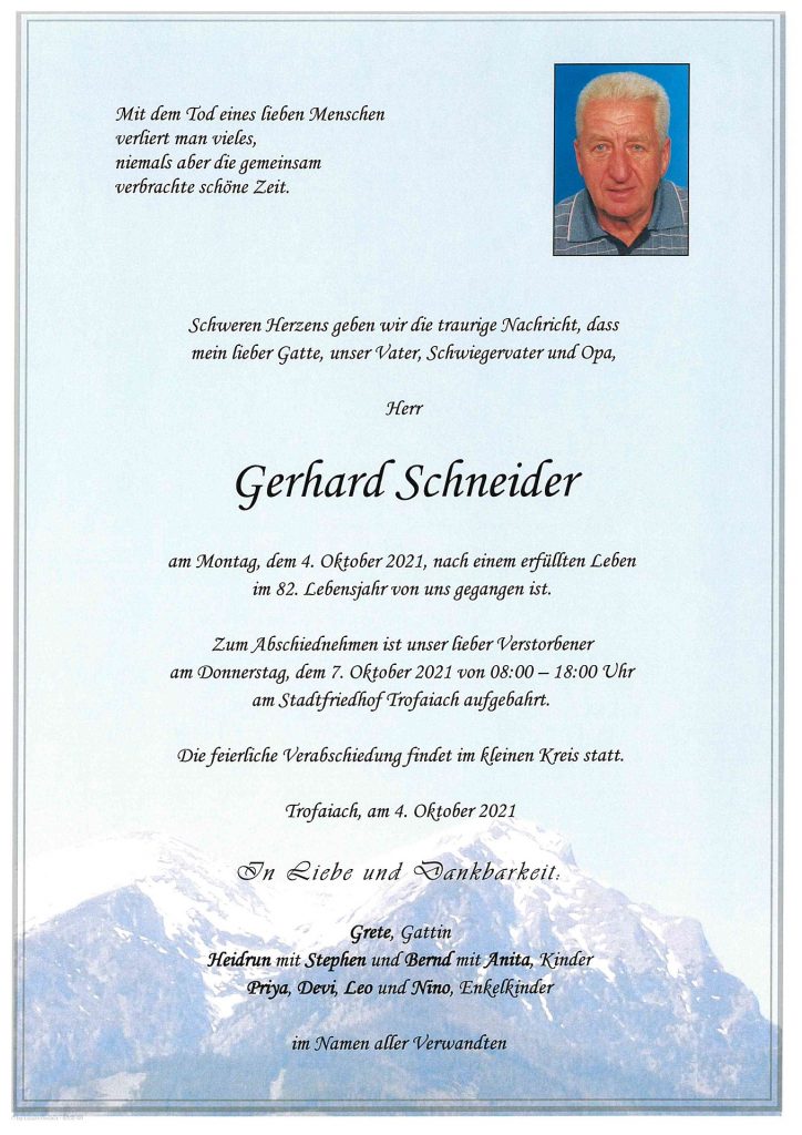Schneider Gerhard