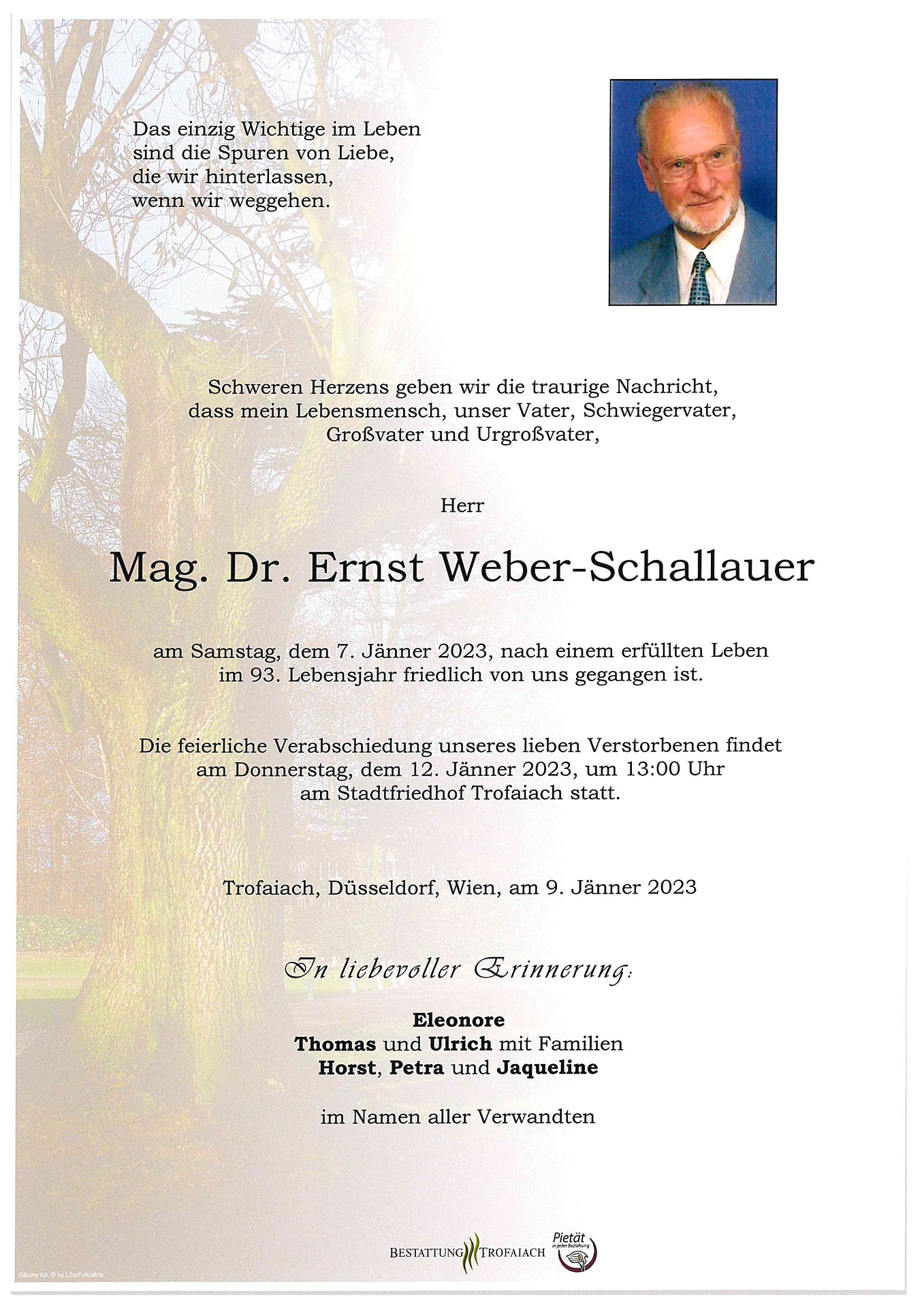 Mag. Dr. Weber-Schallauer Ernst