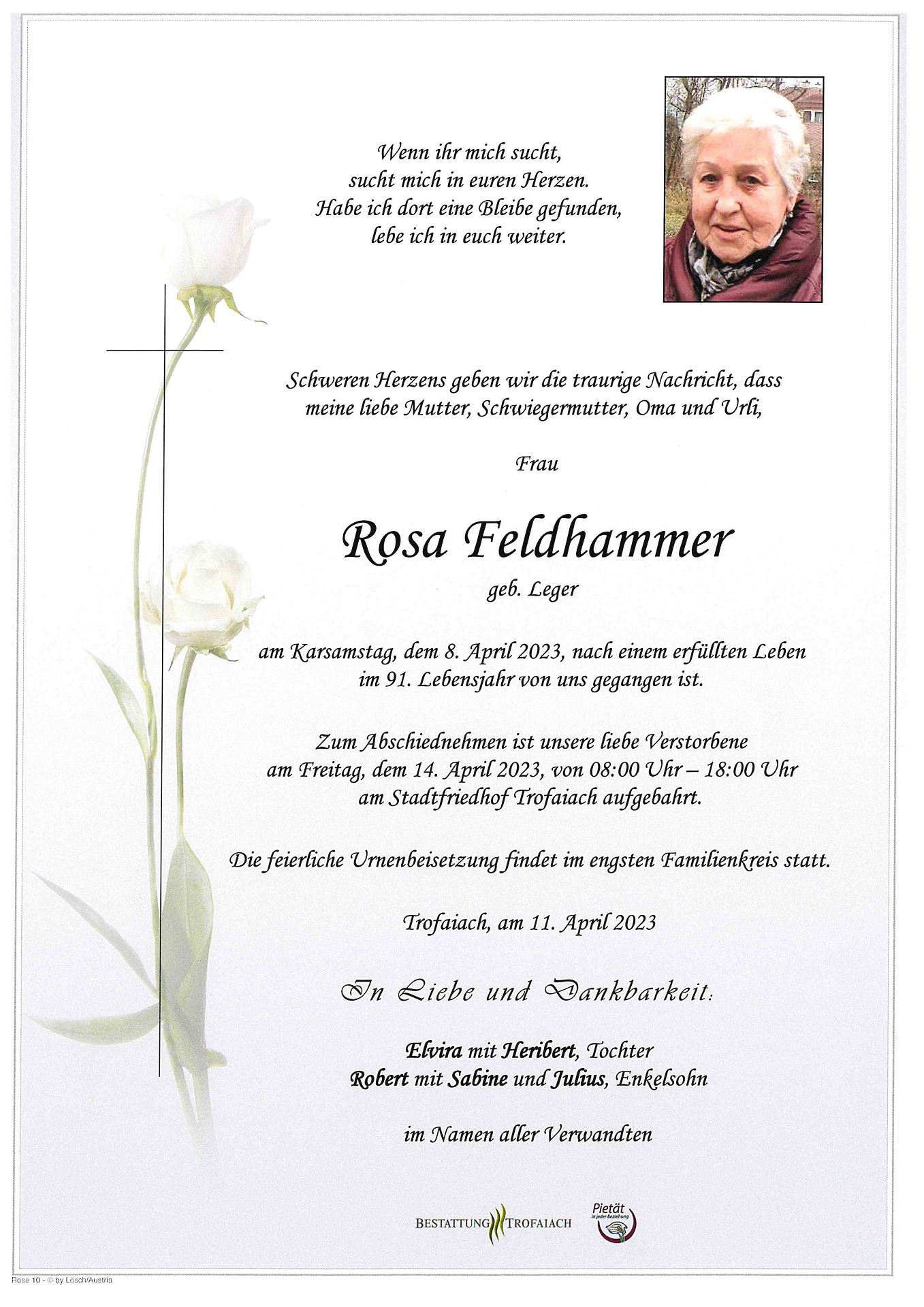 Feldhammer Rosa