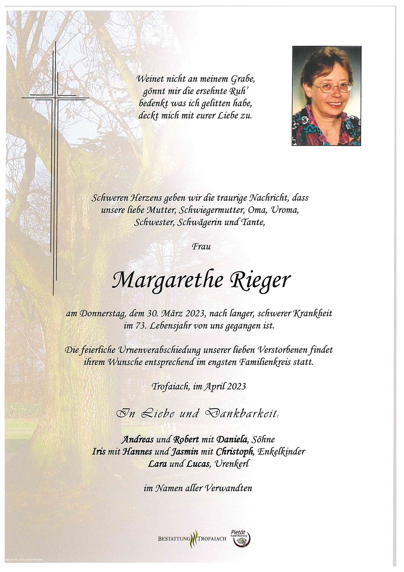 Rieger Margarethe
