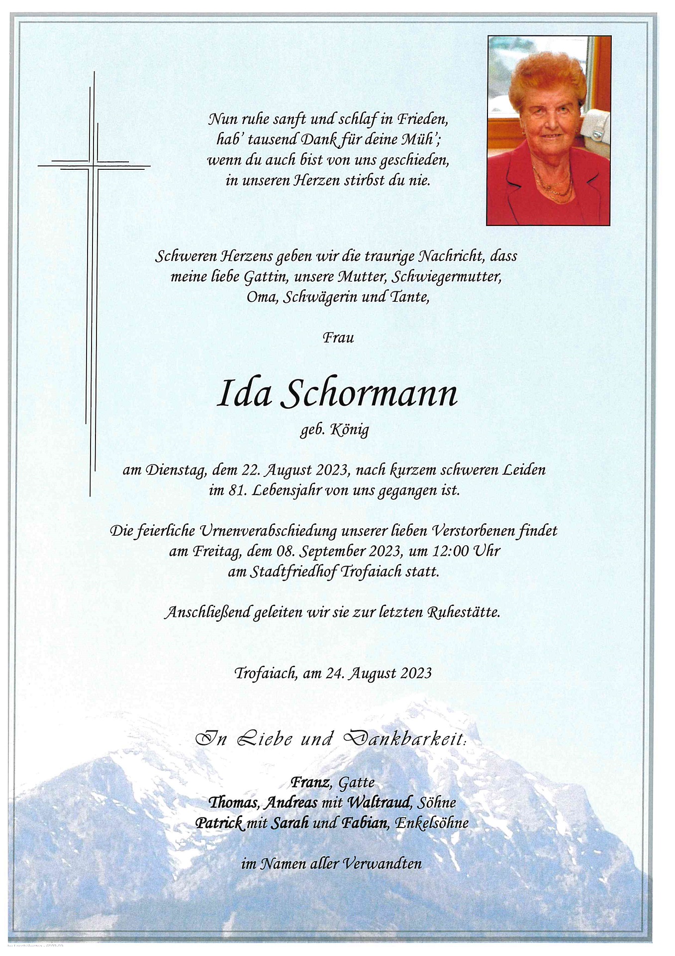 Schormann Ida