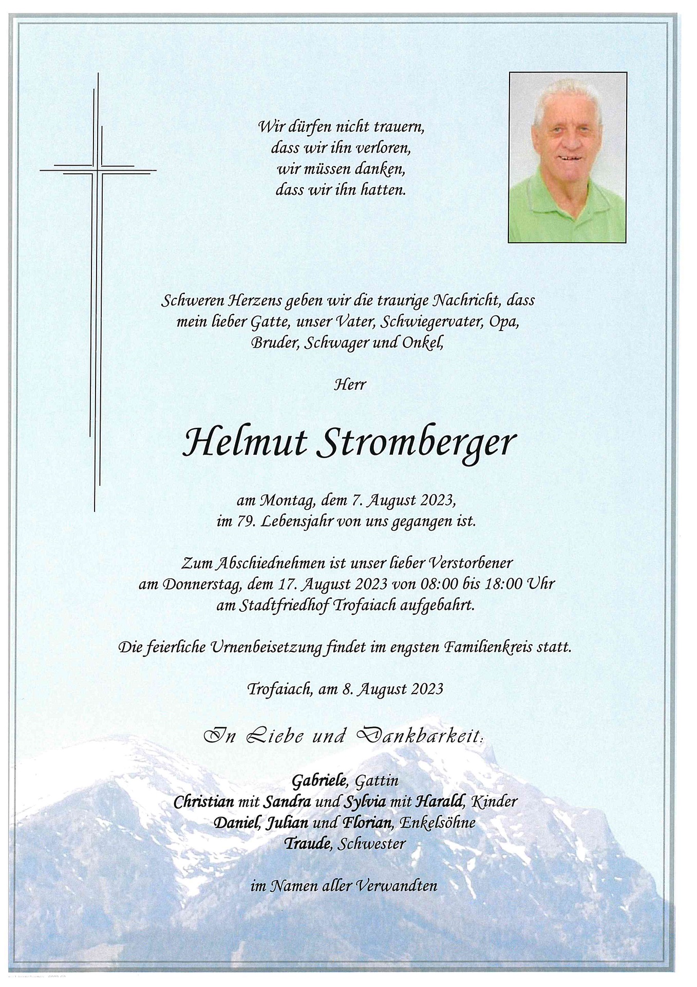 Stromberger Helmut