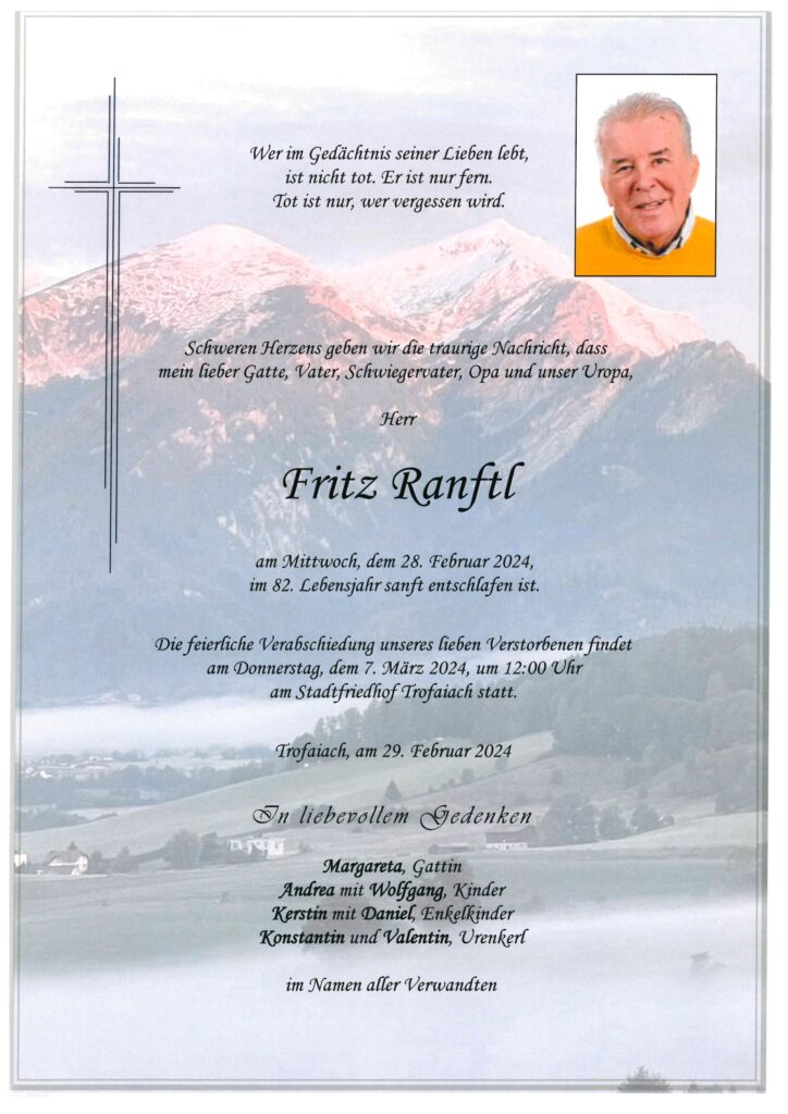 Ranftl Fritz - Stadtwerke Trofaiach