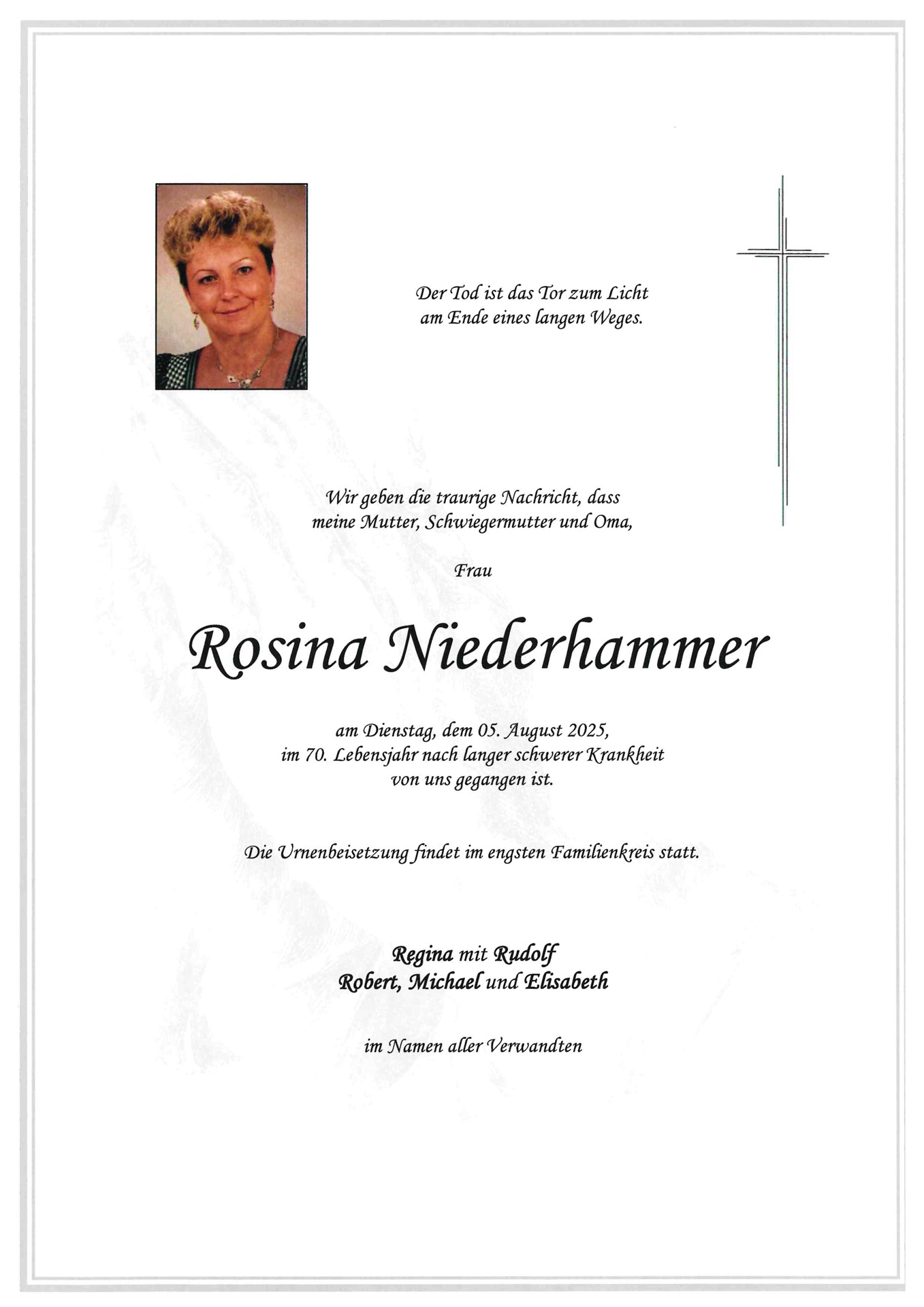 Niederhammer Rosina